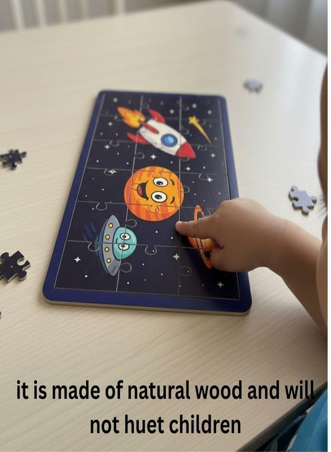 ESPtronics أحجية تركيب نظام الفضاء من إي إس بترونيكس للأطفال، أحجية تعليمية فضائية مع كواكب وصاروخ ورائد فضاء، لعبة تعليمية في مجالات العلوم والتكنولوجيا والهندسة والرياضيات للأطفال الصغار من عمر 4 إلى 8 سنوات، هدية مثالية لمرحلة ما قبل المدرسة ومنهج مونتيسوري للأولاد والبنات - Image 3